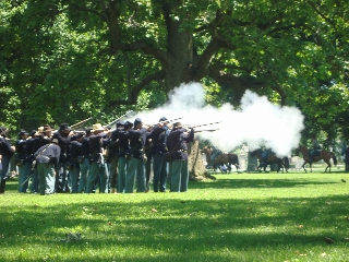 Infantry volley fire